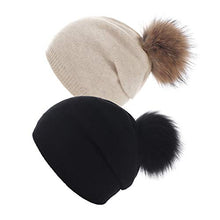 Load image into Gallery viewer, Cashmere Knit Wool Beanie Wig Store
