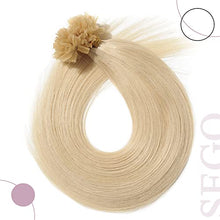 Load image into Gallery viewer, Keratin Fushion Bonded U Tip Human Hair Extensions - 100 Strands/Pack 50g Wig Store
