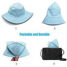 Load image into Gallery viewer, Reversible Summer Sun Bucket Hat for Women Wig Store
