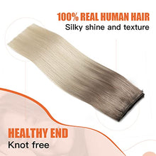 Load image into Gallery viewer, 22 Inch Ombre Human Hair Wire Halo Hair Extension Wig Store
