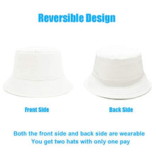 Load image into Gallery viewer, Reversible Summer Sun Bucket Hat for Women Wig Store
