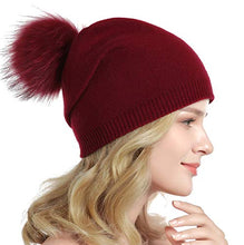 Load image into Gallery viewer, Cashmere Knit Wool Beanie Wig Store
