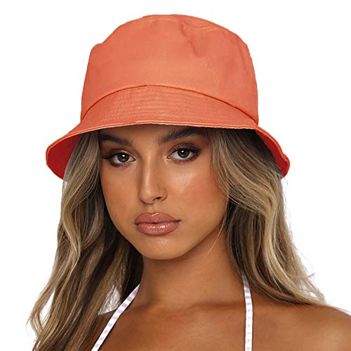 Reversible Summer Sun Bucket Hat for Women Wig Store