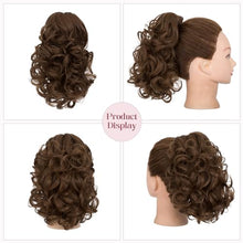 Load image into Gallery viewer, 12” Short Curly Claw Ponytail Extension Clip In On Hairpiece
