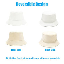 Load image into Gallery viewer, Reversible Summer Sun Bucket Hat for Women Wig Store
