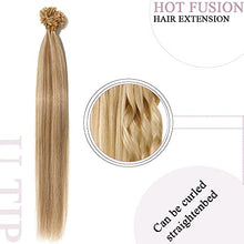 Load image into Gallery viewer, Keratin Fushion Bonded U Tip Human Hair Extensions - 100 Strands/Pack 50g Wig Store
