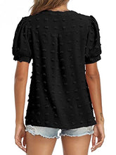 Load image into Gallery viewer, V Neck Puff Short Sleeve Ladies Top Womens Clothes Sale
