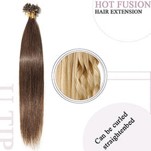 Load image into Gallery viewer, Keratin Fushion Bonded U Tip Human Hair Extensions - 100 Strands/Pack 50g Wig Store
