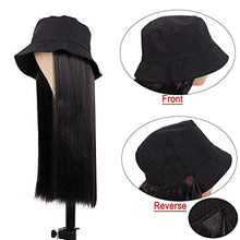 Load image into Gallery viewer, Hat with Long Hair Attached Wig Store 
