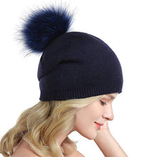 Load image into Gallery viewer, Cashmere Knit Wool Beanie Wig Store
