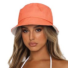 Load image into Gallery viewer, Reversible Summer Sun Bucket Hat for Women Wig Store
