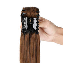 Load image into Gallery viewer, Clip in Hairpiece Ponytail Extension Claw Wig Store 
