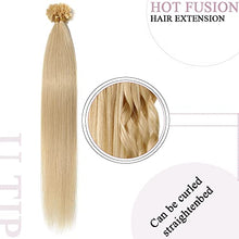 Load image into Gallery viewer, Keratin Fushion Bonded U Tip Human Hair Extensions - 100 Strands/Pack 50g Wig Store
