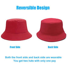 Load image into Gallery viewer, Reversible Summer Sun Bucket Hat for Women Wig Store
