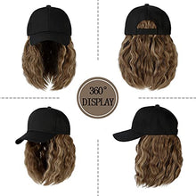 Load image into Gallery viewer, Baseball Cap Hair with 14 Inch Wavy Hair Wig Store
