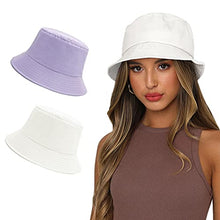 Load image into Gallery viewer, Reversible Summer Sun Bucket Hat for Women Wig Store
