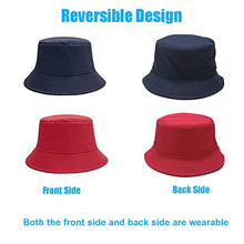 Load image into Gallery viewer, Reversible Summer Sun Bucket Hat for Women Wig Store
