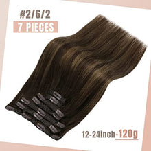 Load image into Gallery viewer, Human Hair Clip in Hair Extensions -7 Pcs set Wig Store
