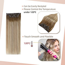 Load image into Gallery viewer, Human Hair Clip in Hair Extensions -7 Pcs set Wig Store
