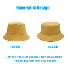 Load image into Gallery viewer, Reversible Summer Sun Bucket Hat for Women Wig Store
