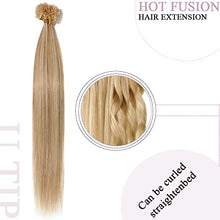 Load image into Gallery viewer, Keratin Fushion Bonded U Tip Human Hair Extensions - 100 Strands/Pack 50g Wig Store
