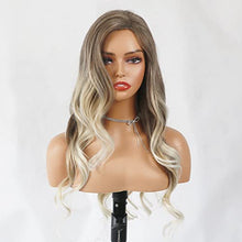 Load image into Gallery viewer, Curly blonde brown reverse ombre wig Wig Store 

