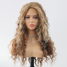 Load image into Gallery viewer, Curly blonde brown reverse ombre wig Wig Store 
