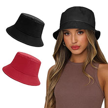 Load image into Gallery viewer, Reversible Summer Sun Bucket Hat for Women Wig Store
