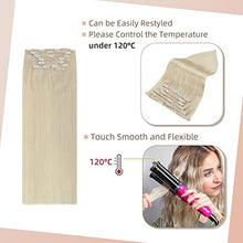 Load image into Gallery viewer, Human Hair Clip in Hair Extensions -7 Pcs set Wig Store
