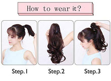 Load image into Gallery viewer, Clip in Hairpiece Ponytail Extension Claw Wig Store 
