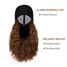 Load image into Gallery viewer, Baseball Cap Hair with 14 Inch Wavy Hair Wig Store
