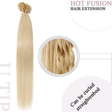 Load image into Gallery viewer, Keratin Fushion Bonded U Tip Human Hair Extensions - 100 Strands/Pack 50g Wig Store
