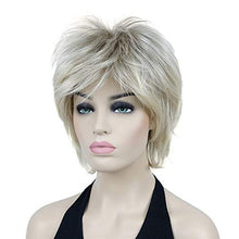 Load image into Gallery viewer, Short Layered Shaggy Synthetic Wig with Bangs
