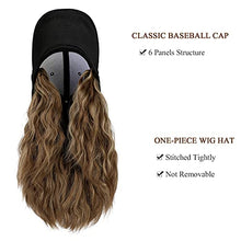 Load image into Gallery viewer, Baseball Cap Hair with 14 Inch Wavy Hair Wig Store
