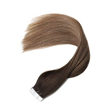 Load image into Gallery viewer, Human Hair Tape in Extensions Ombre Baylage Hair 14 Inch Tape in Extensions Wig Store
