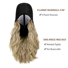 Load image into Gallery viewer, Baseball Cap Hair with 14 Inch Wavy Hair Wig Store
