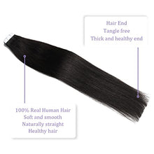 Load image into Gallery viewer, Human Hair Tape in Extensions Ombre Baylage Hair 14 Inch Tape in Extensions Wig Store
