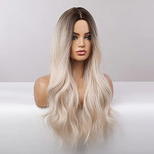 Load image into Gallery viewer, Long Blonde Wig Heat Resistant Fibre 24&quot; Wig Store
