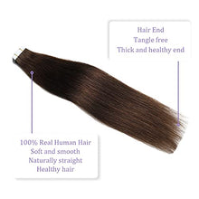 Load image into Gallery viewer, Human Hair Tape in Extensions Ombre Baylage Hair 14 Inch Tape in Extensions Wig Store
