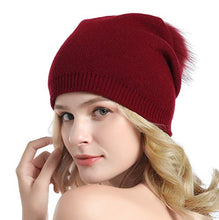 Load image into Gallery viewer, Cashmere Knit Wool Beanie Wig Store
