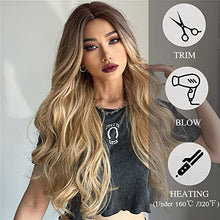 Load image into Gallery viewer, Long Blonde Wig Heat Resistant Fibre 24&quot; Wig Store
