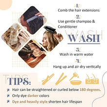 Load image into Gallery viewer, Clip in Balayage Chocolate Brown to Caramel Blonde and Brown Human  Hair Extensions Wig Store
