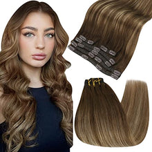 Load image into Gallery viewer, Human Hair Clip in Hair Extensions -7 Pcs set Wig Store
