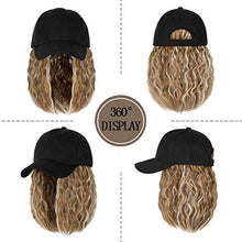 Load image into Gallery viewer, Baseball Cap Hair with 14 Inch Wavy Hair Wig Store
