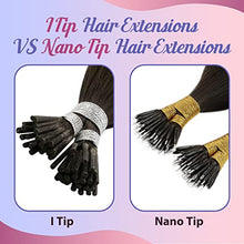 Load image into Gallery viewer, I-tips Hair Extensions Human Hair pre bonded
