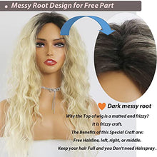 Load image into Gallery viewer, Curly blonde brown reverse ombre wig Wig Store 
