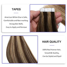 Load image into Gallery viewer, Human Hair Tape in Extensions Ombre Baylage Hair 14 Inch Tape in Extensions Wig Store
