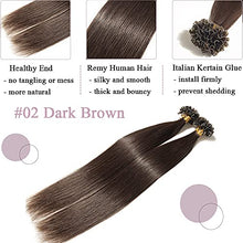 Load image into Gallery viewer, Keratin Fushion Bonded U Tip Human Hair Extensions - 100 Strands/Pack 50g Wig Store
