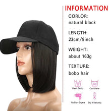 Load image into Gallery viewer, Hat Hair Extension Baseball Cap
