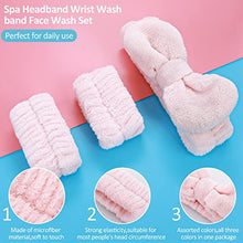 Load image into Gallery viewer, 3 Pcs Spa Headband Wrist Washband Set
